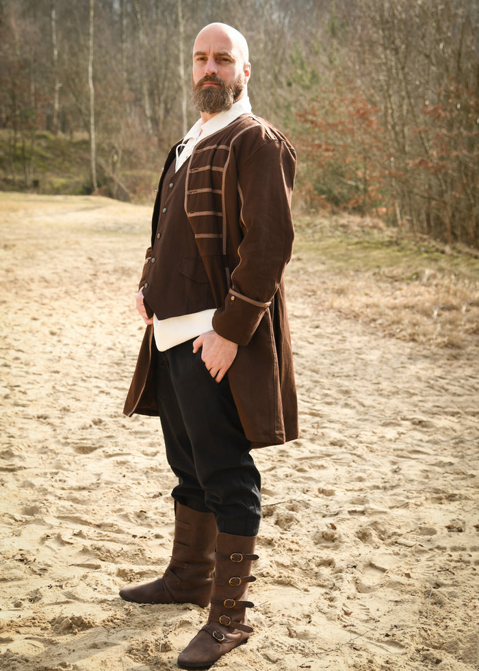 Piratenvest Lasse, bruin