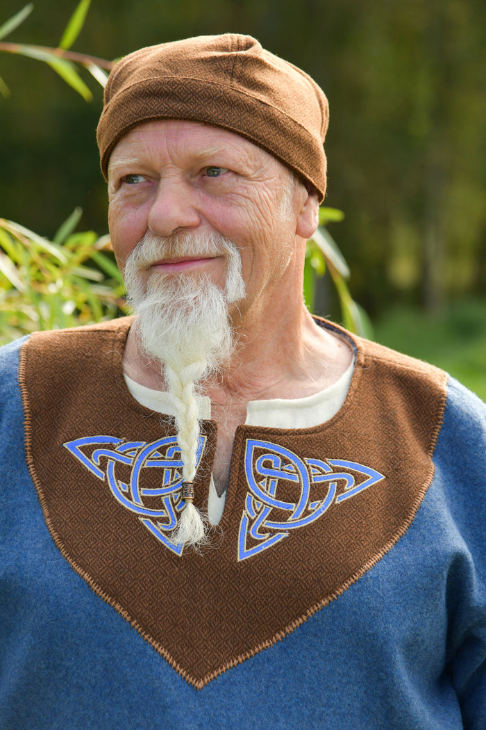 Wollen Vikingmuts Leif, bruin