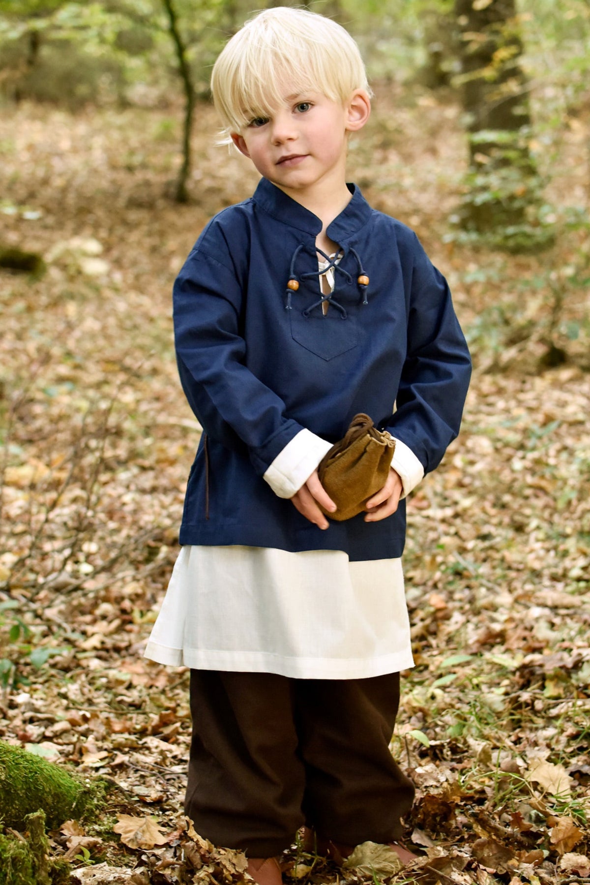 Camicia da pirata per bambini, blu