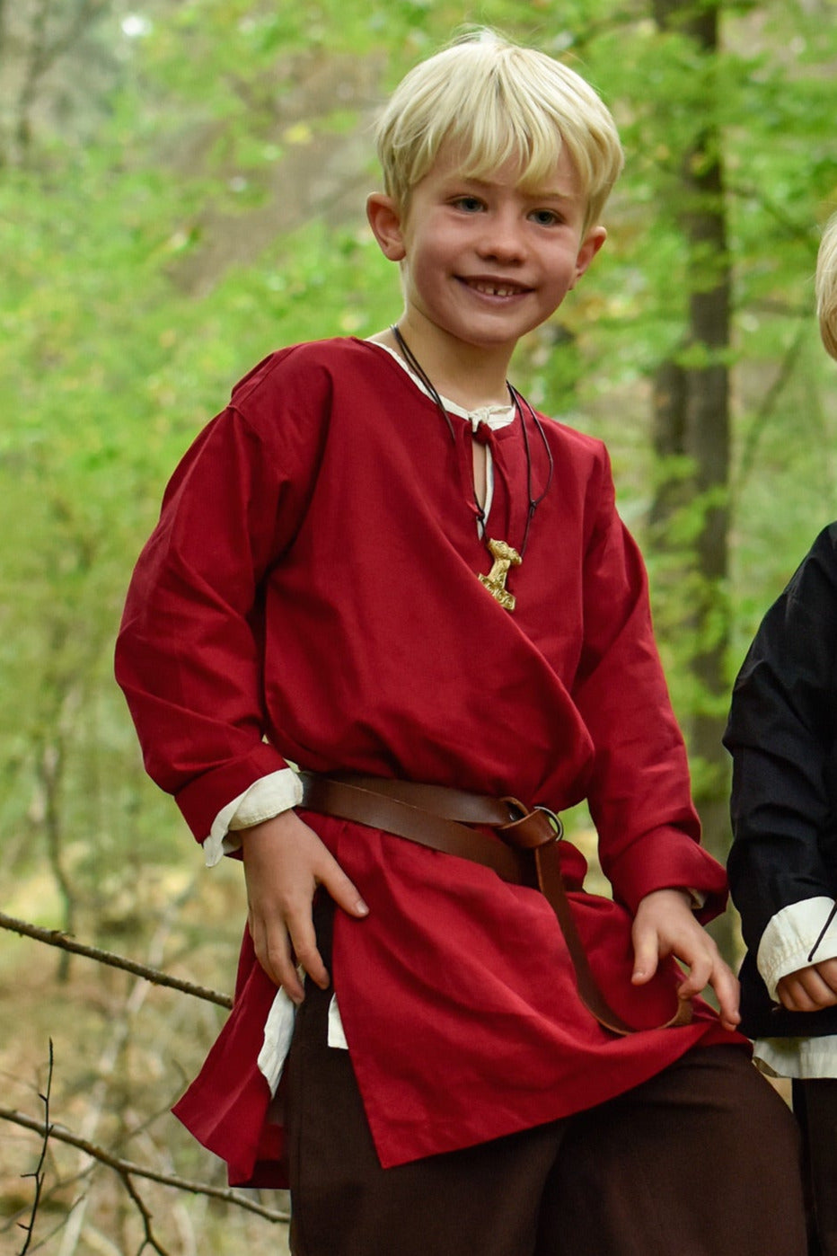 Túnica infantil Athelstan, roja