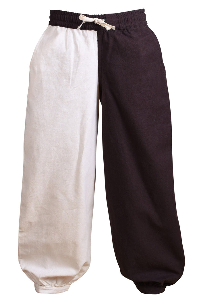 Pantaloni pentru copii Asmund, maro-natural