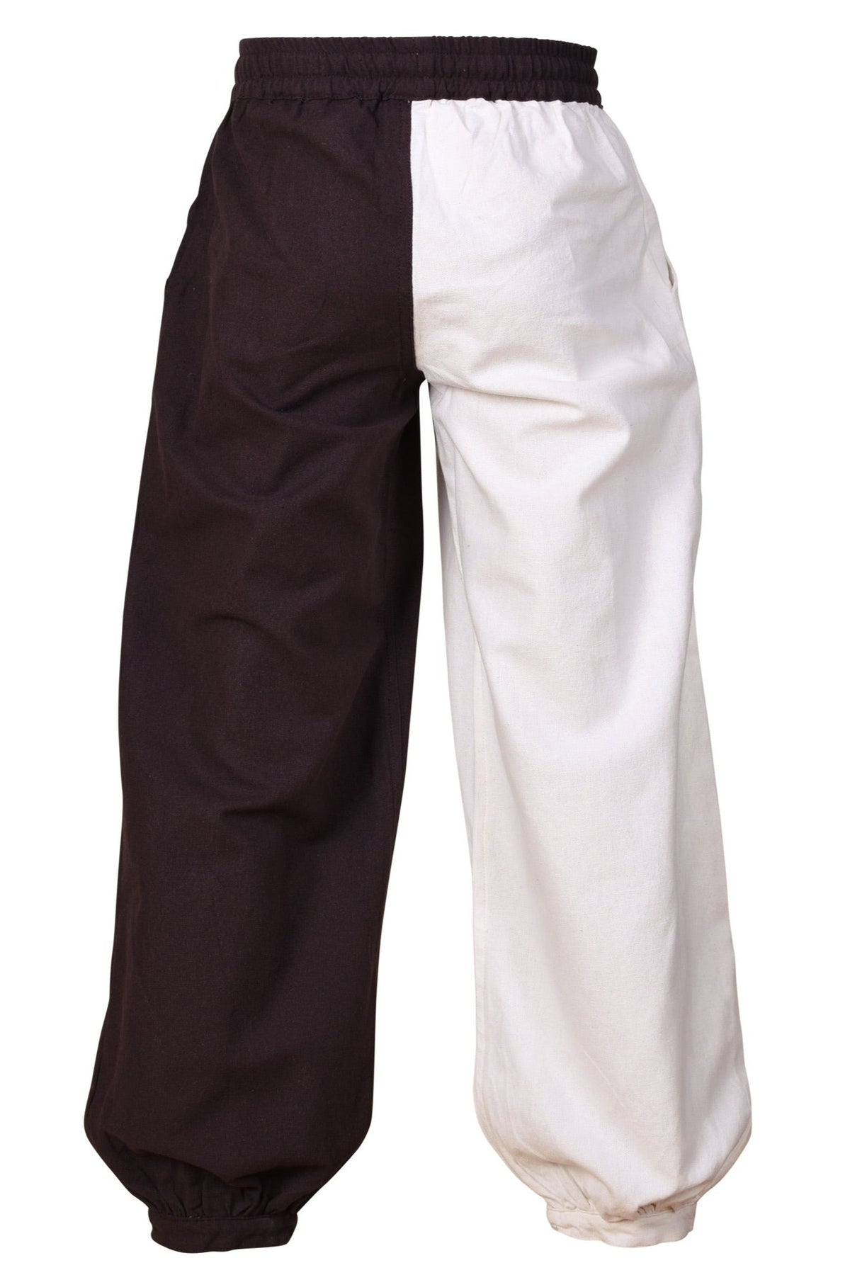 Pantaloni pentru copii Asmund, maro-natural
