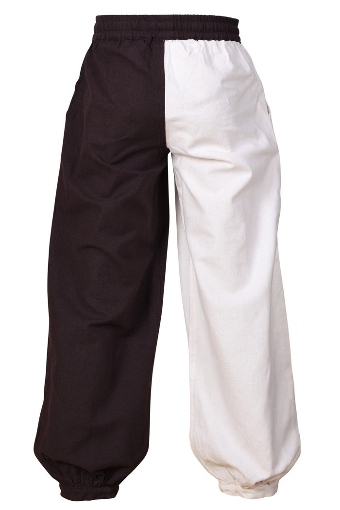Pantaloni pentru copii Asmund, maro-natural