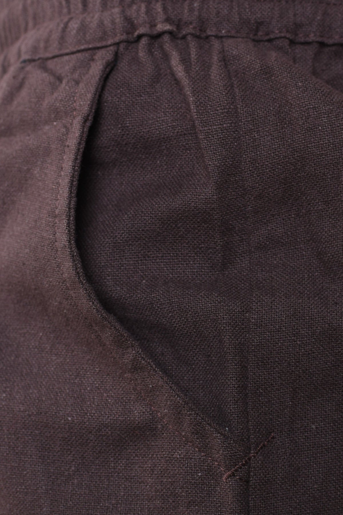 Pantaloni pentru copii Asmund, maro-natural