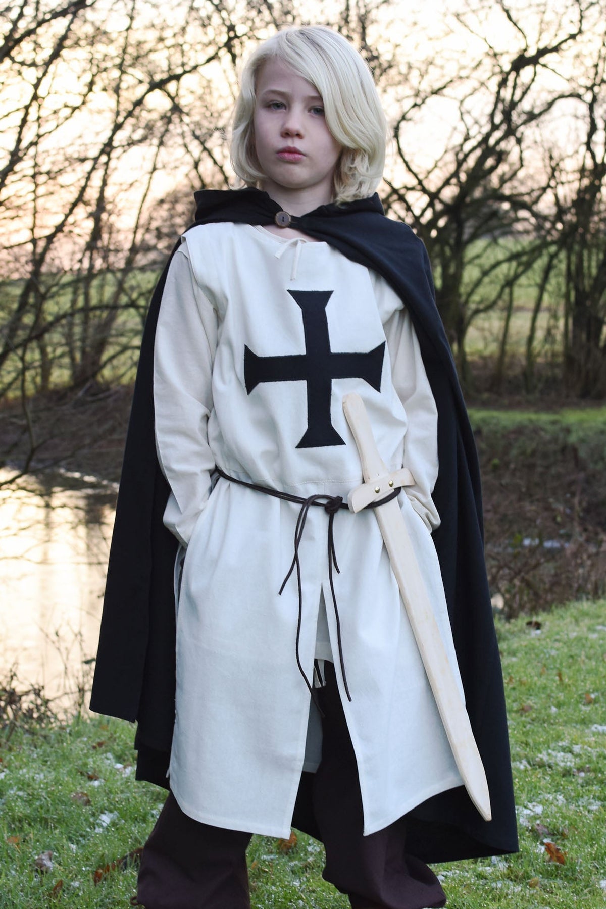 Børnekappe Arthur, sort