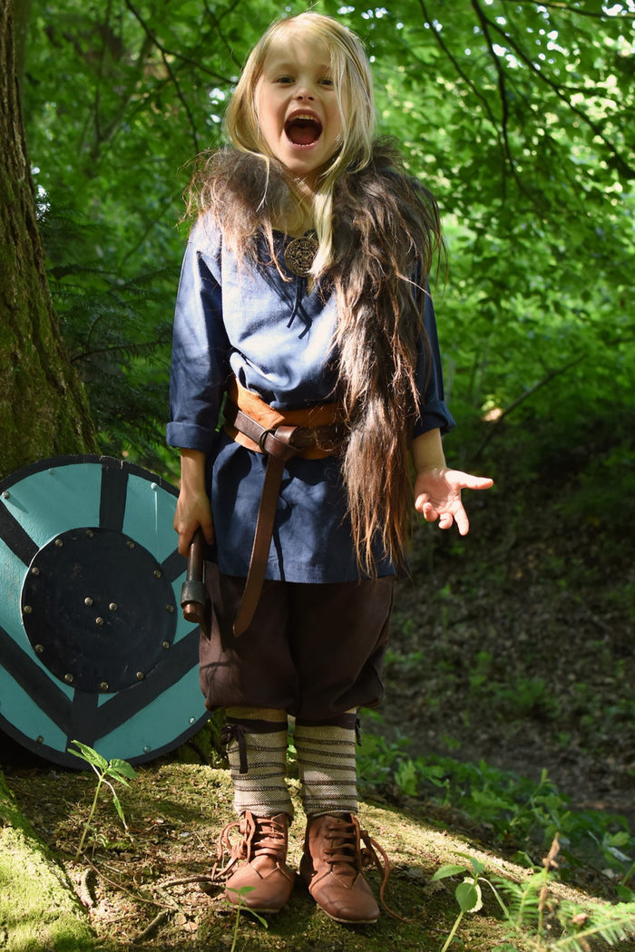 Benvikler til børn, brun