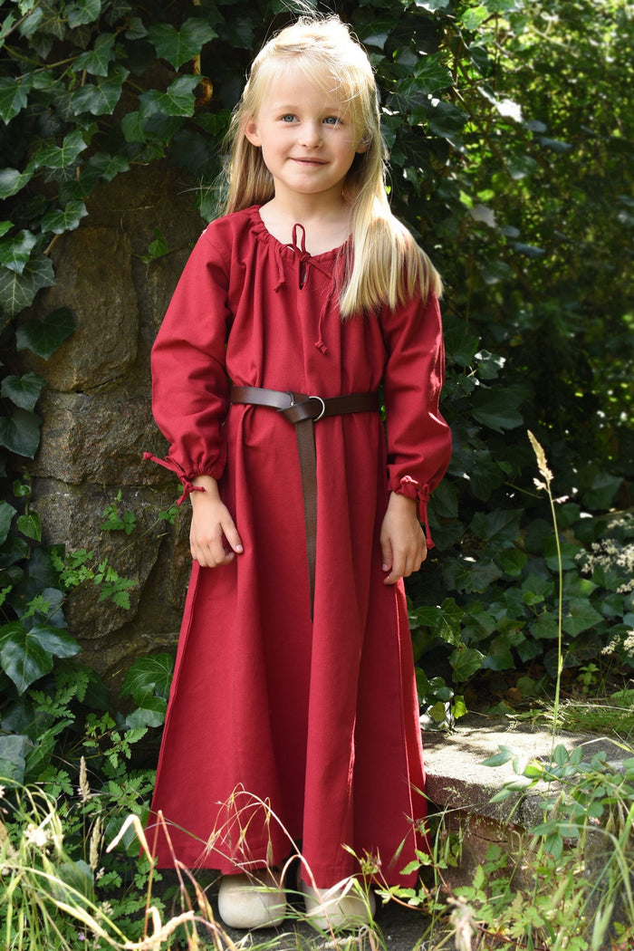 Robe d'enfant Matilda, rouge