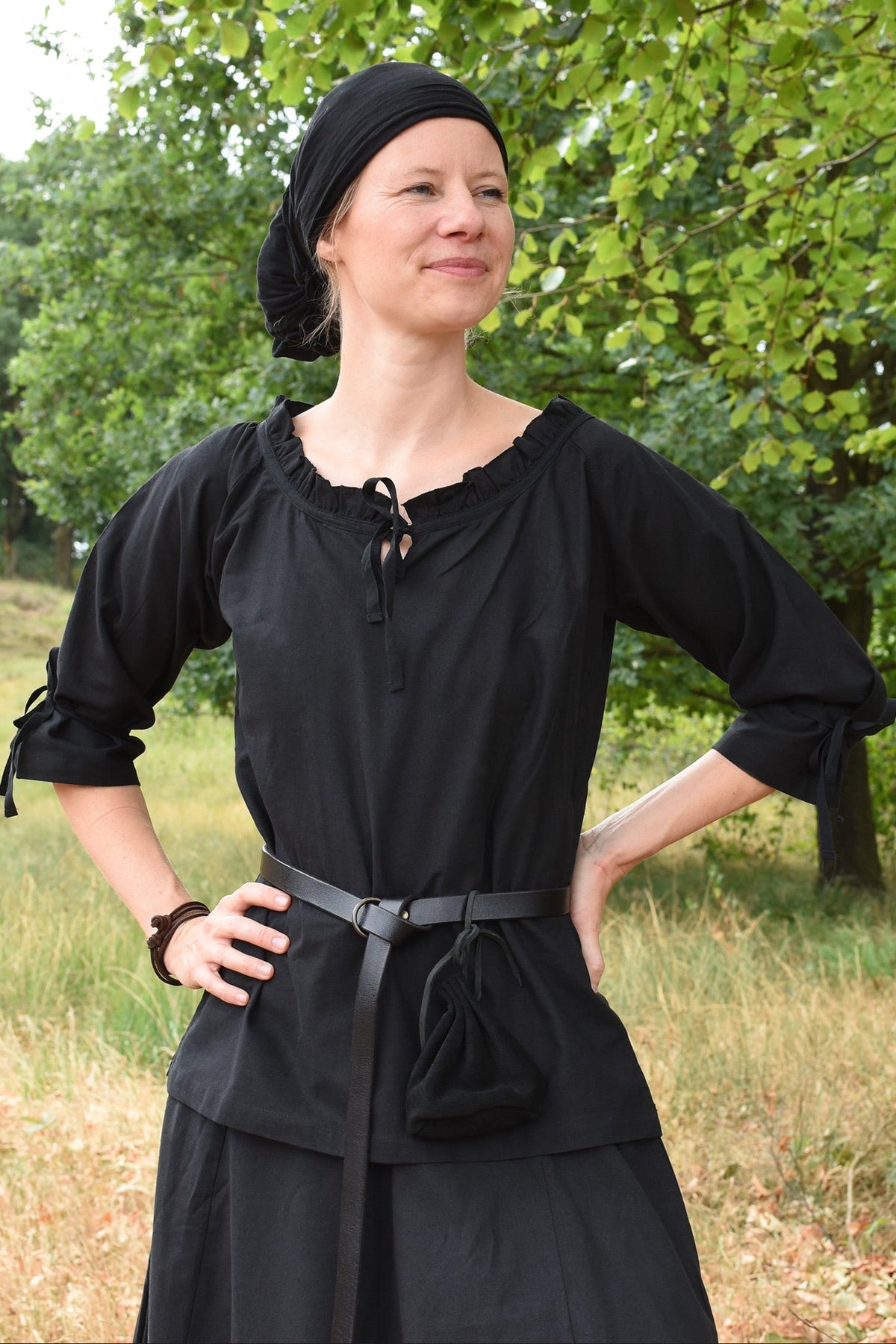 Bluse Anne, schwarz
