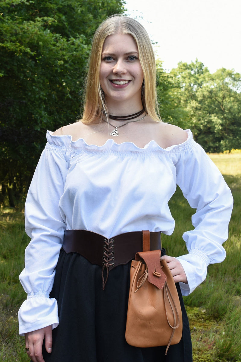 Renaissancebluse Elizabeth, weiß