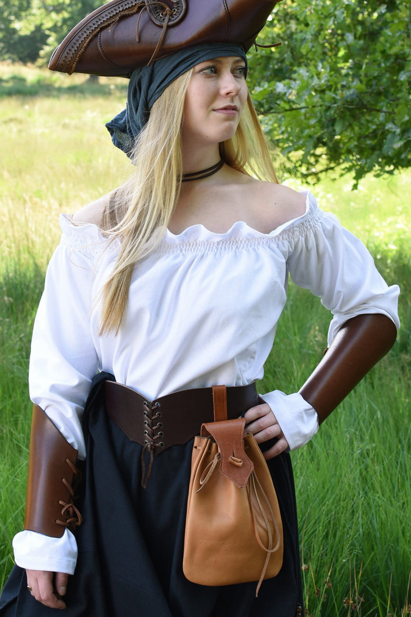 Renaissancebluse Elizabeth, weiß