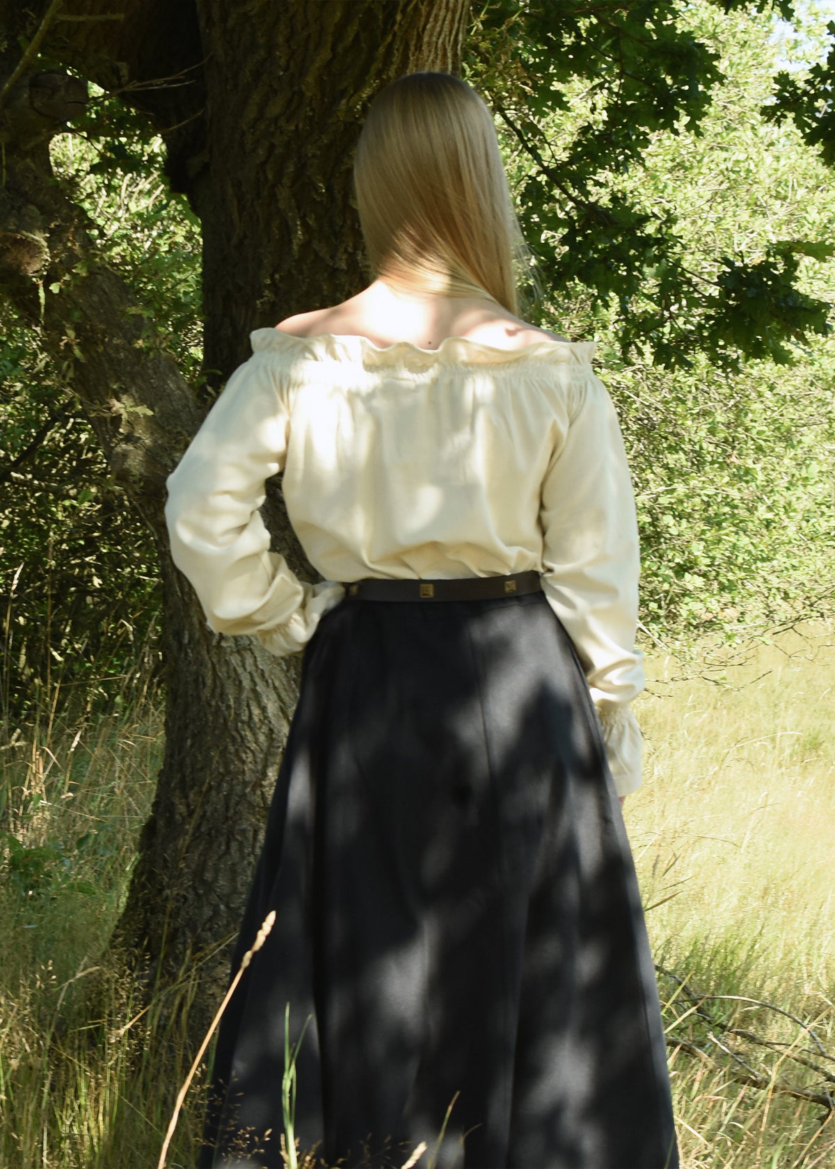 Renæssancebluse Elizabeth, creme