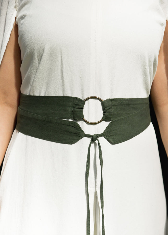 Dubbele riem, groen