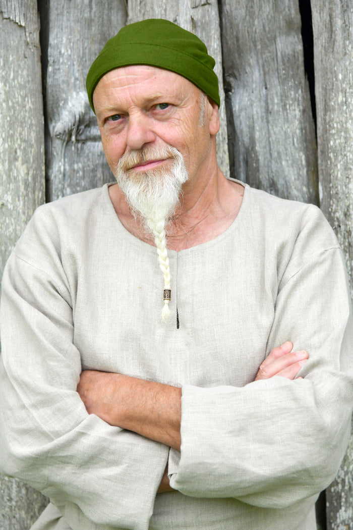 Vikingmuts Egil, wol, groen