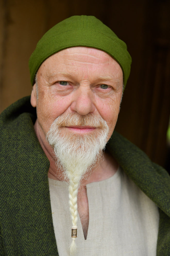 Vikingmuts Egil, wol, groen