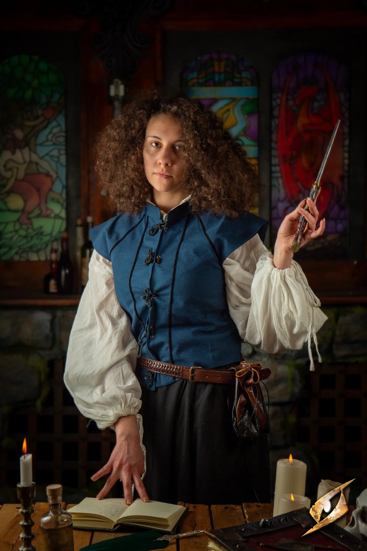 Doublet Tristan, blauw