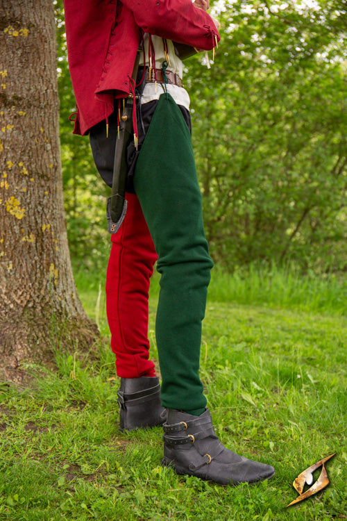 Losse beenling 1200-1300, wolmix, groen