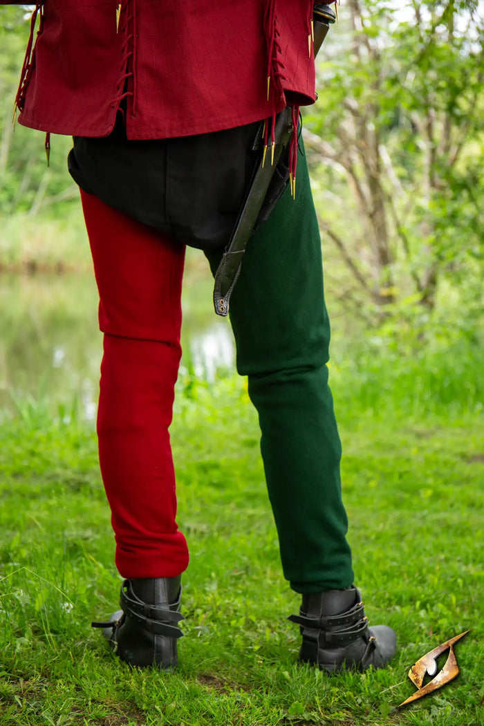 Losse beenling 1200-1300, wolmix, groen