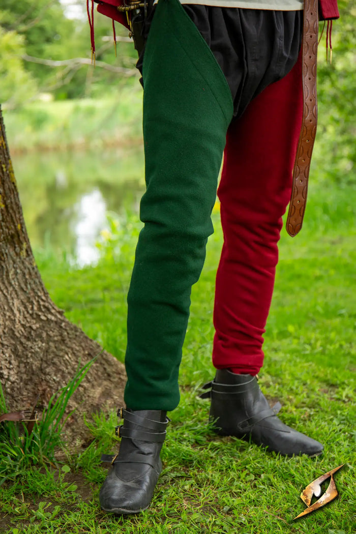 Losse beenling 1200-1300, wolmix, groen