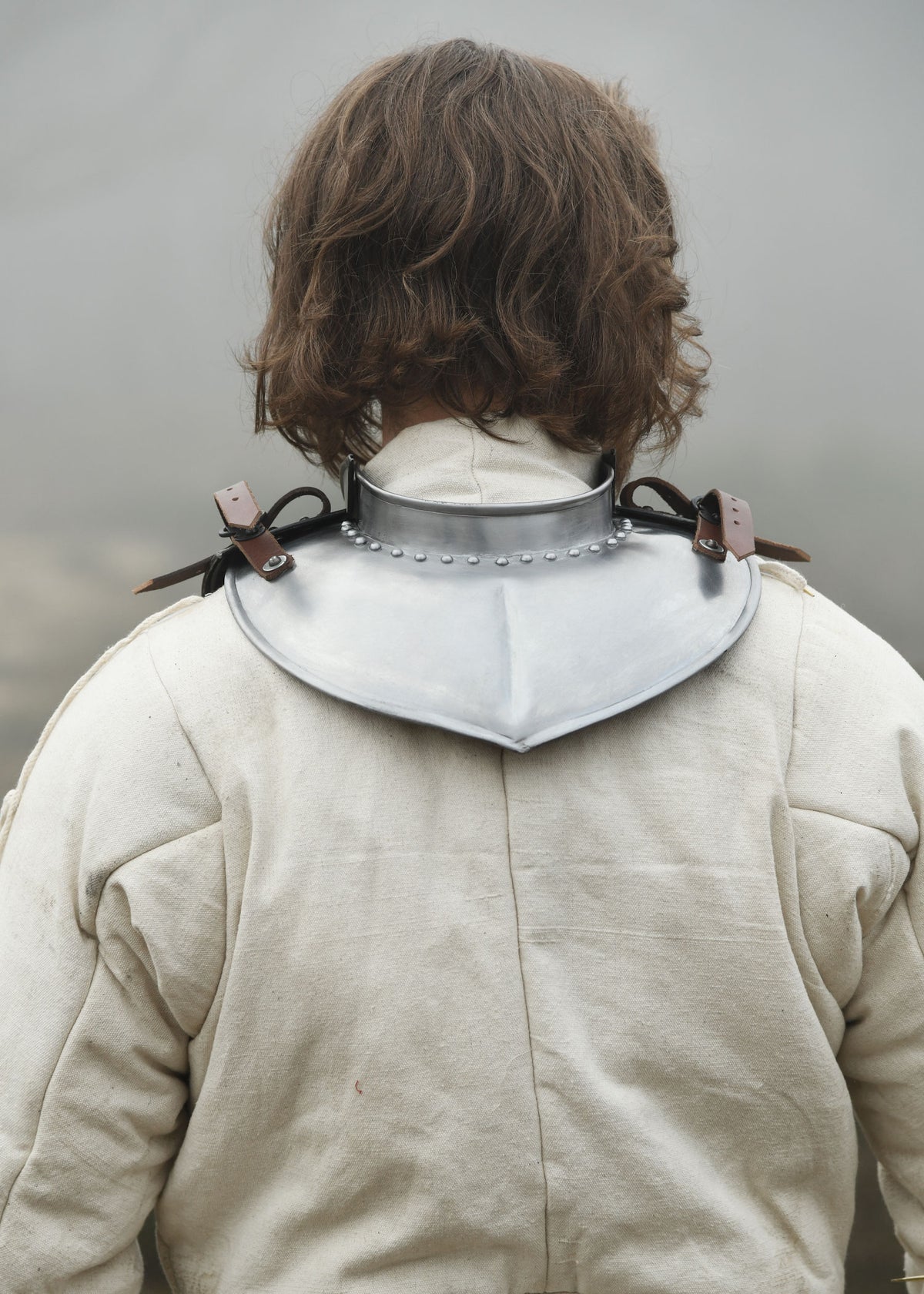 Late medieval gorget detail