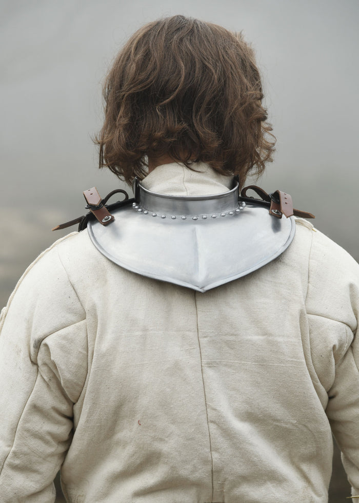 Late medieval gorget detail