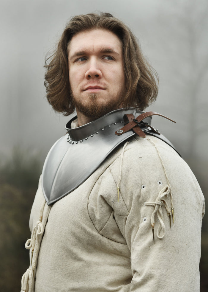 Late medieval gorget back