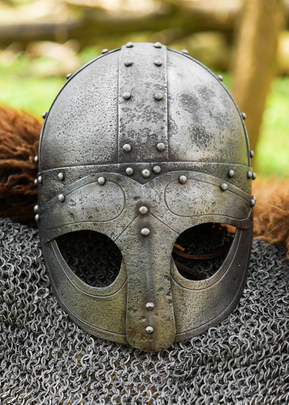 Viking brilhelm met antieke afwerking, 1.6 mm