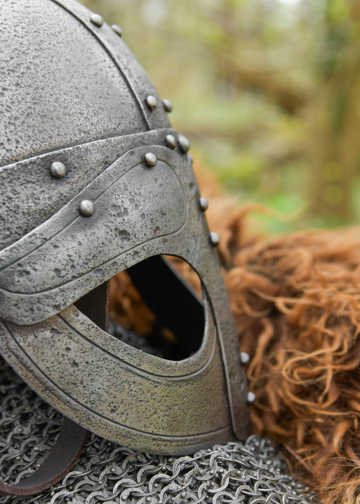 Viking brilhelm met antieke afwerking, 1.6 mm
