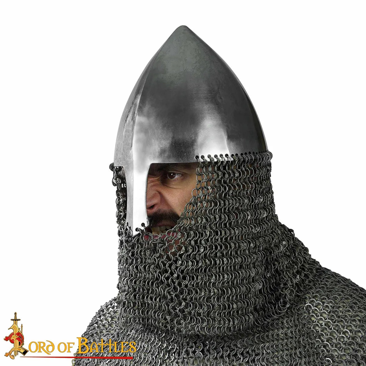 Neushelm Olmutz met maliënkraag, 2.5 mm