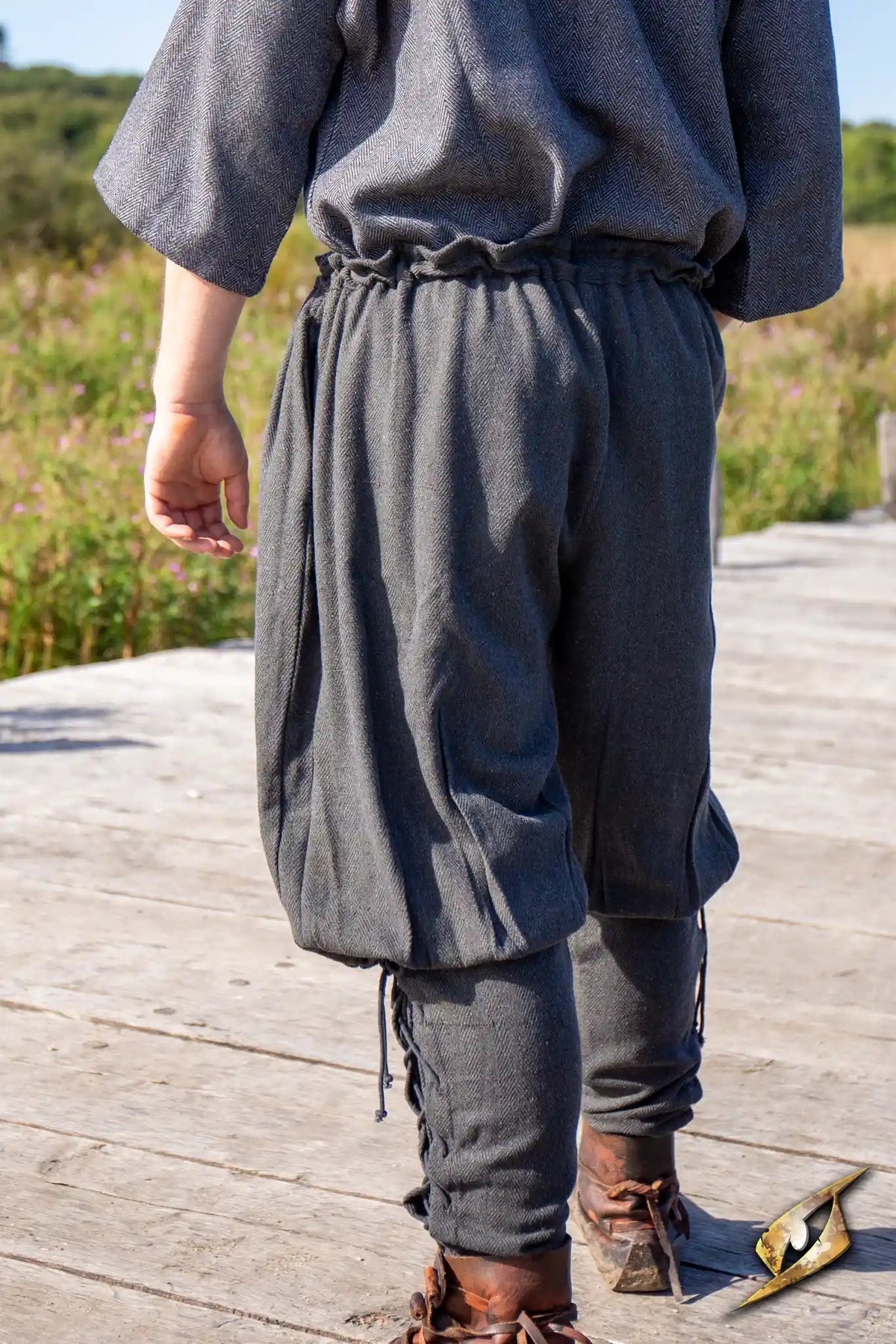 Rusvikbroek Ari, grijs