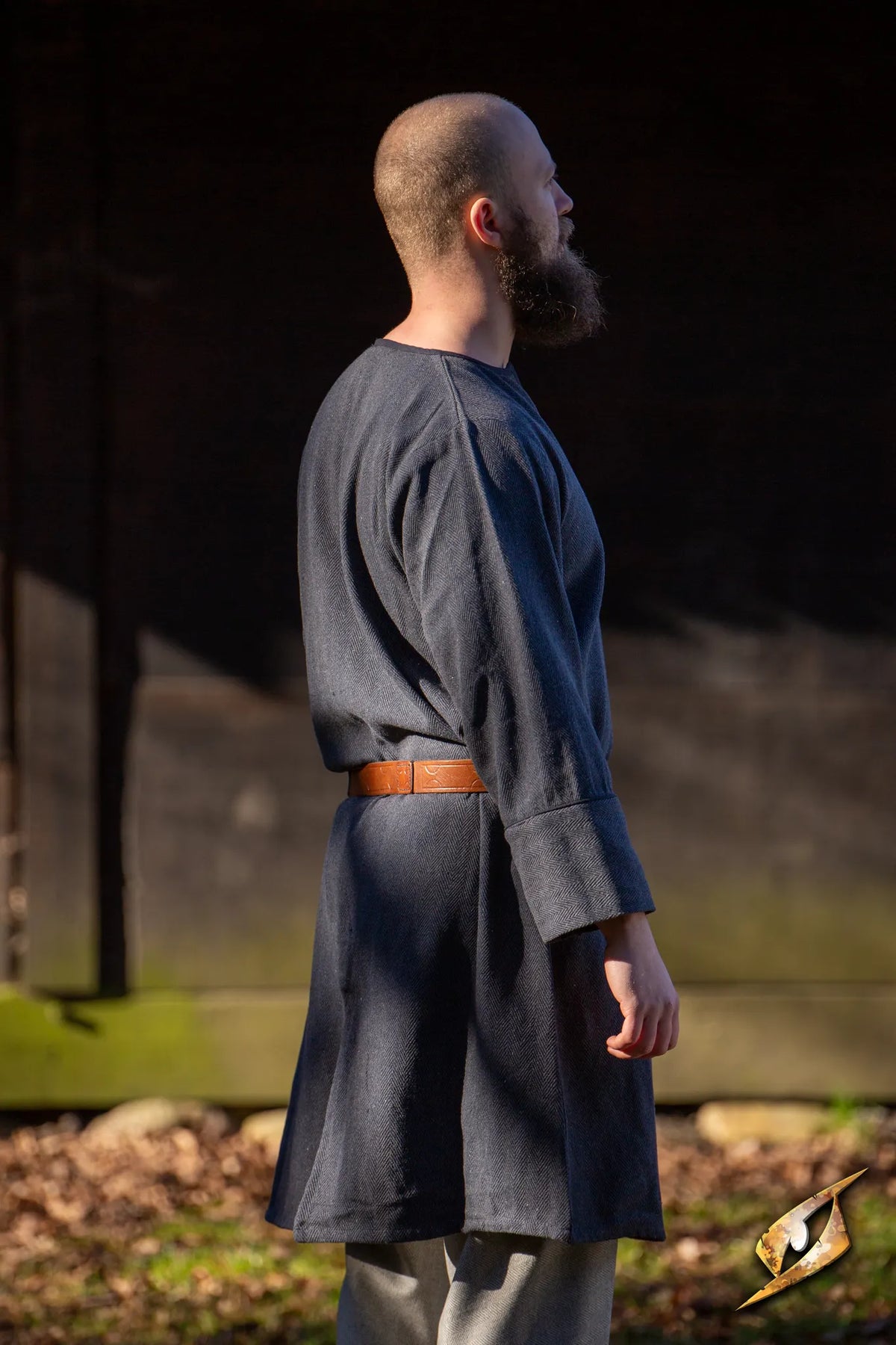 Woodland tuniek, katoen, nachtgrijs