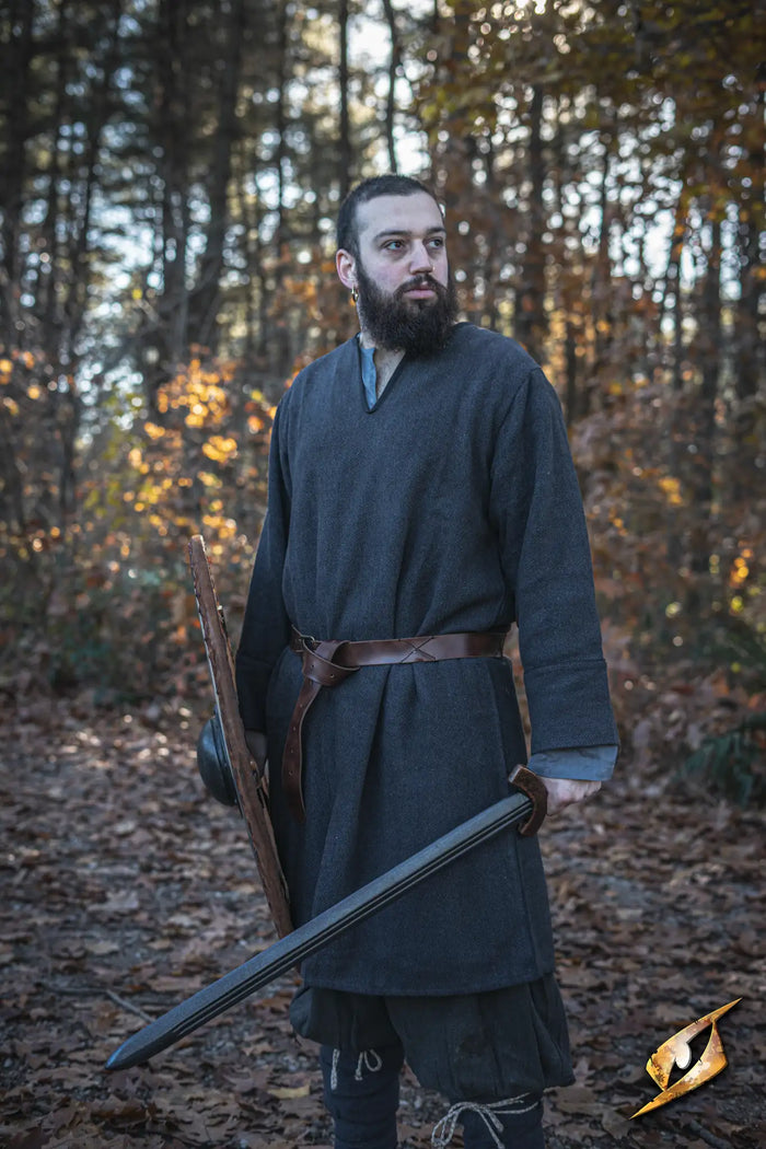 Woodland tuniek, katoen, nachtgrijs