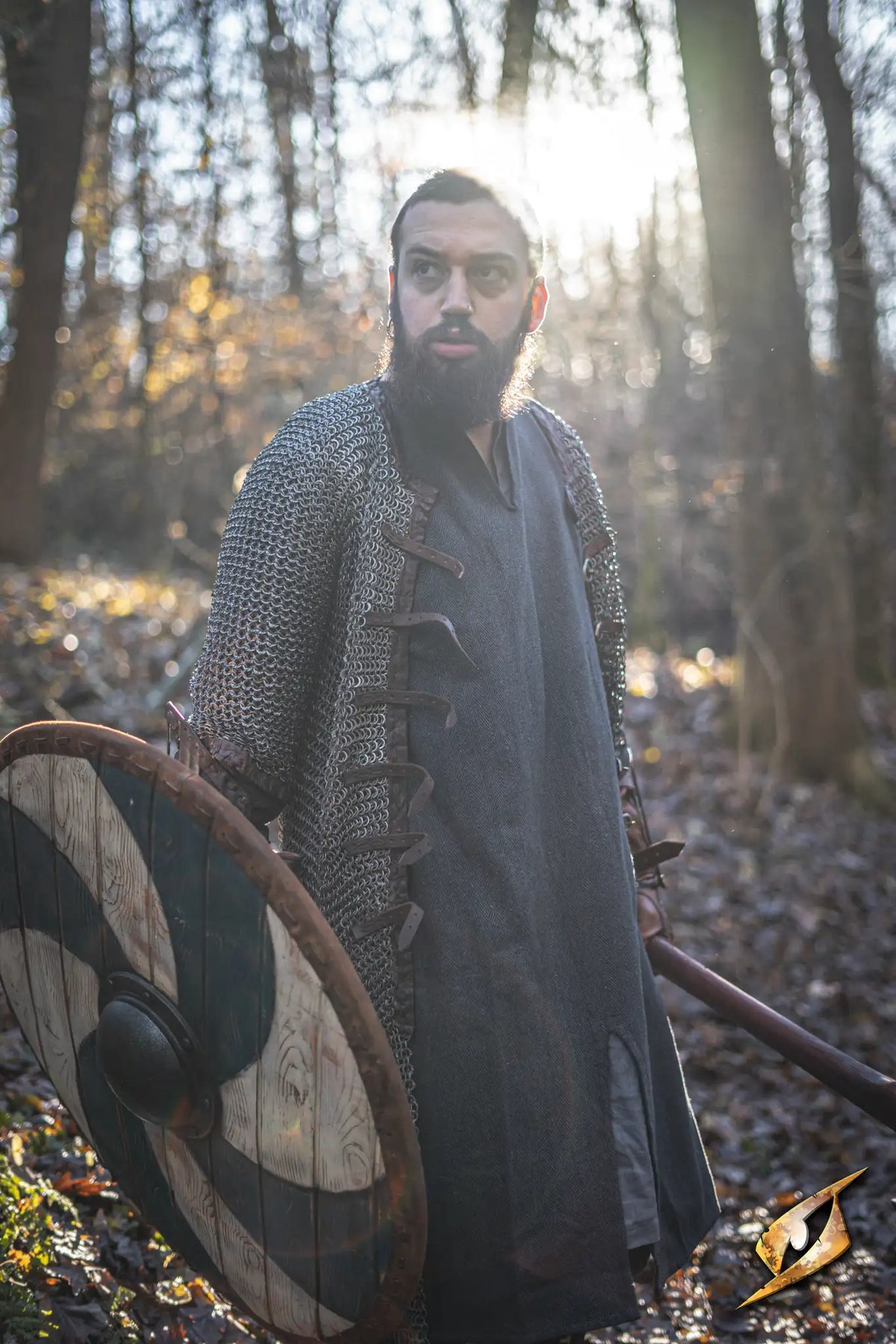 Woodland tuniek, katoen, nachtgrijs