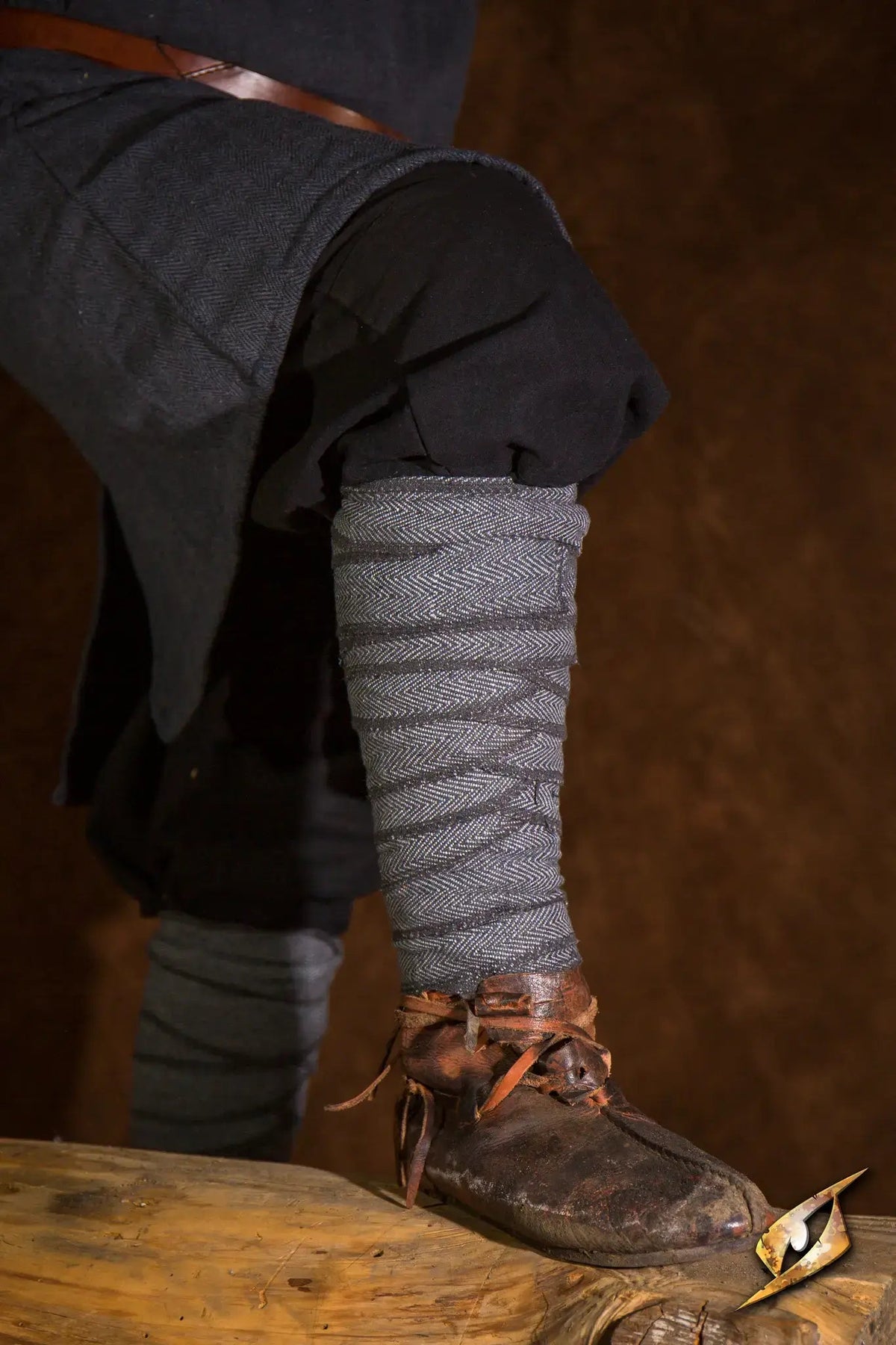 Puttees Harald, cotton, storm gray
