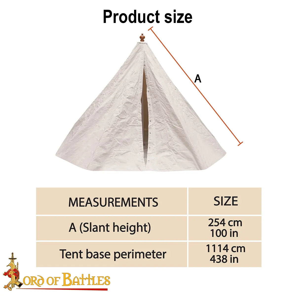 Konische tent, 279 cm