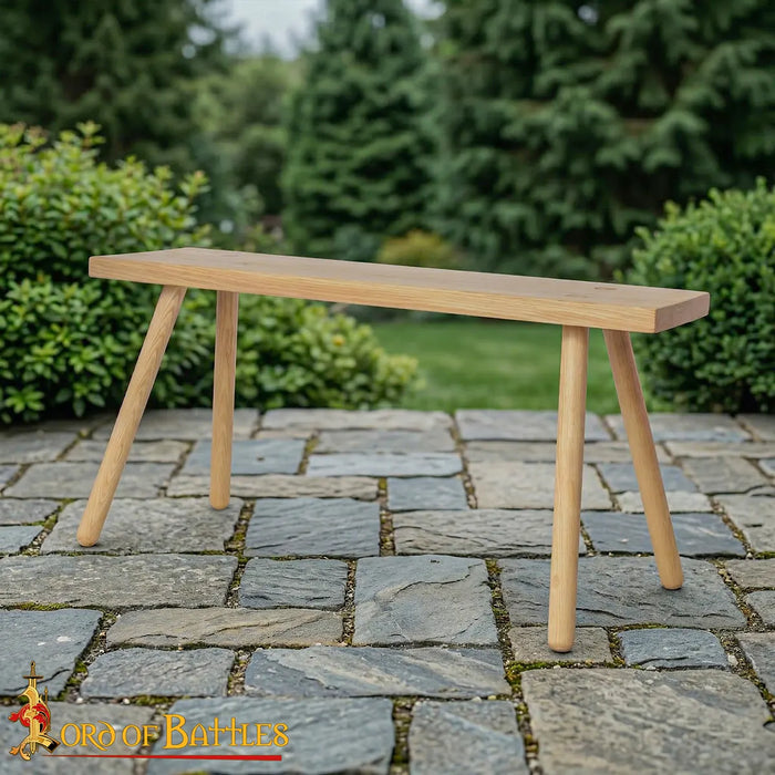 Medieval bench, ash wood