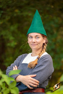 Phrygian cap, wool blend, anthracite gray