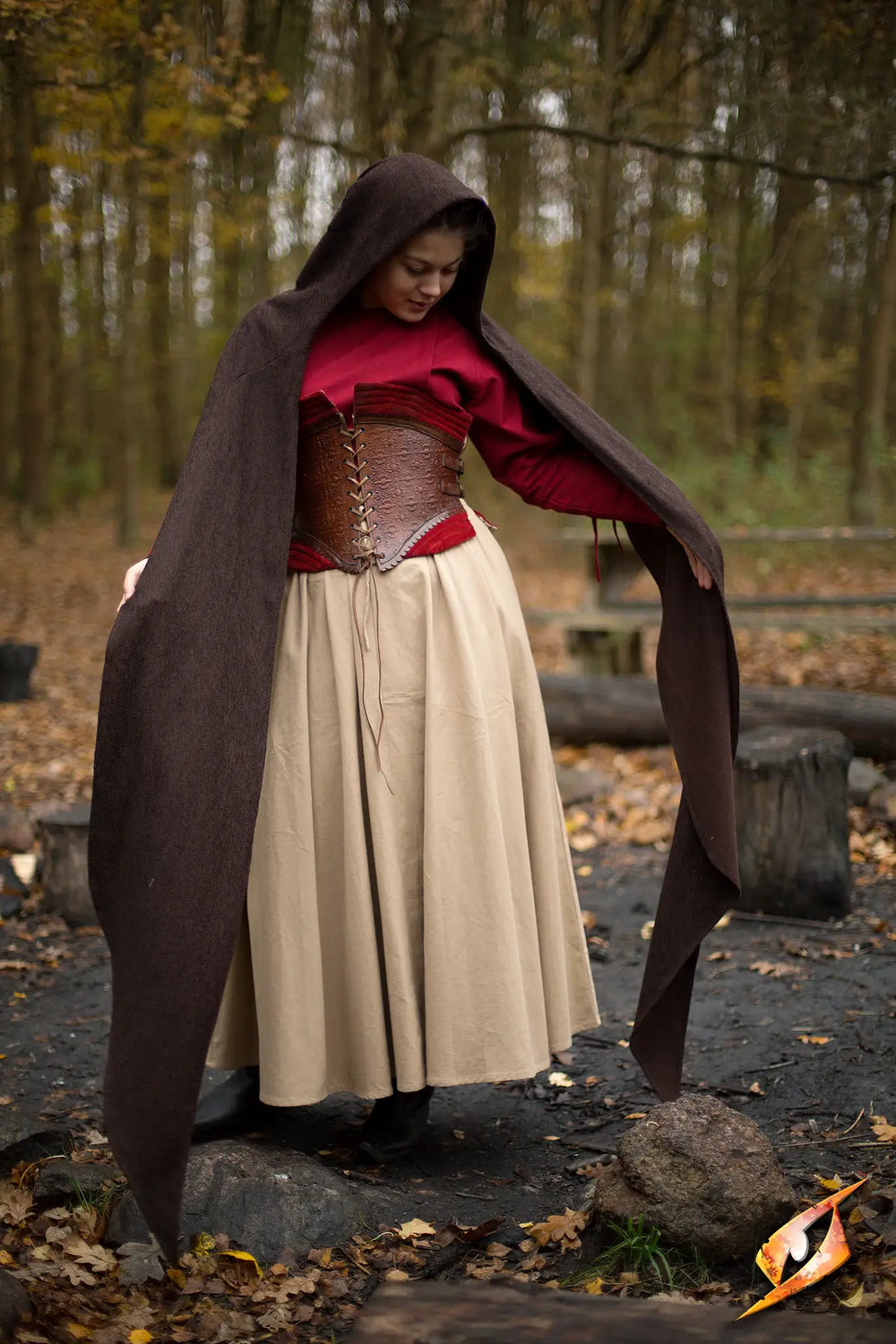 Kapuce Assassins Creed, brūna