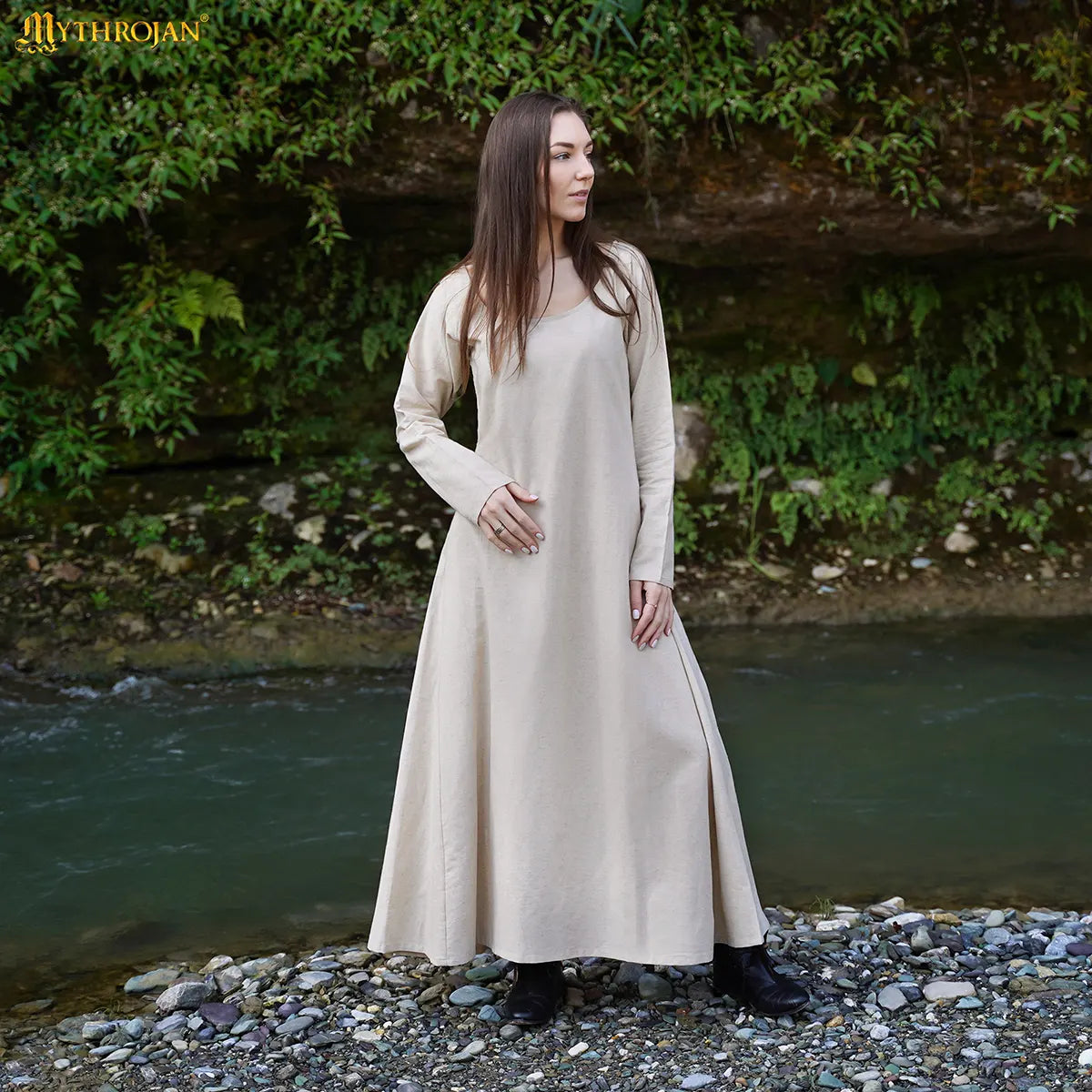 Sottoveste Torvi, cotone-misto lino