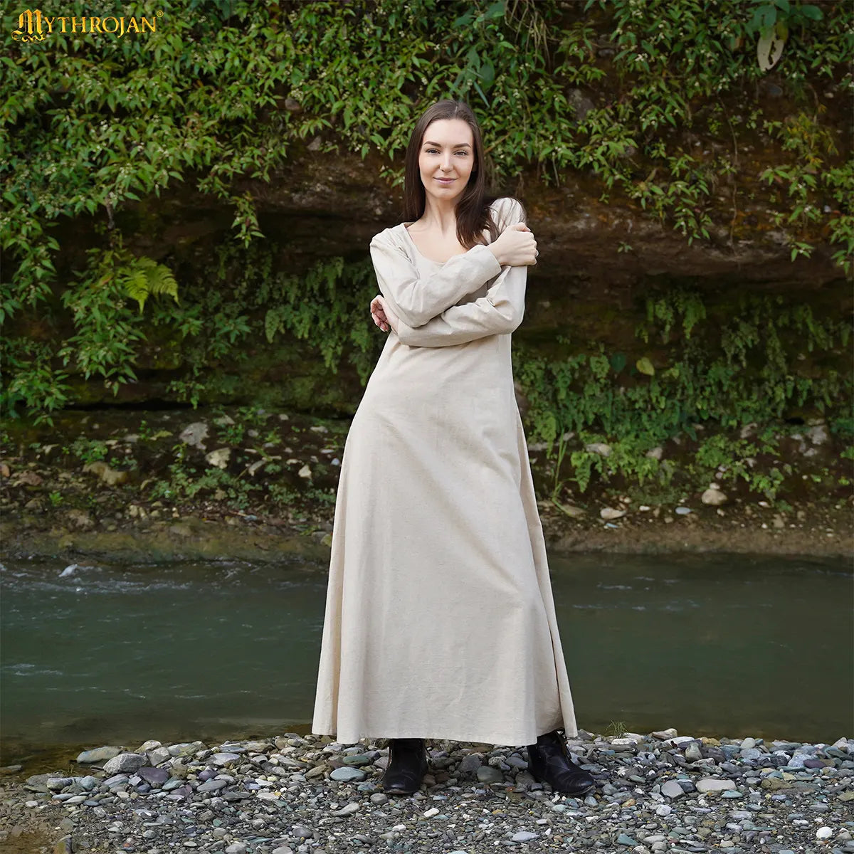 Sottoveste Torvi, cotone-misto lino