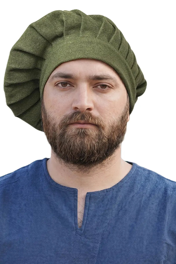 Berretto di lana Cornelis, verde