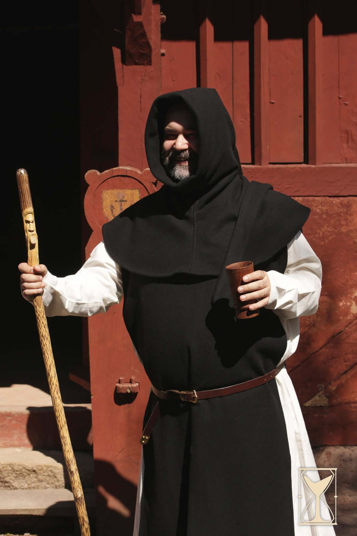 Capuz Giovanni, lã, marrom
