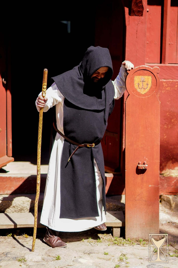 Capuz Giovanni, lã, marrom