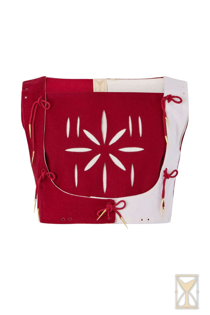 Doublet Landsknecht, wool blend, red and white
