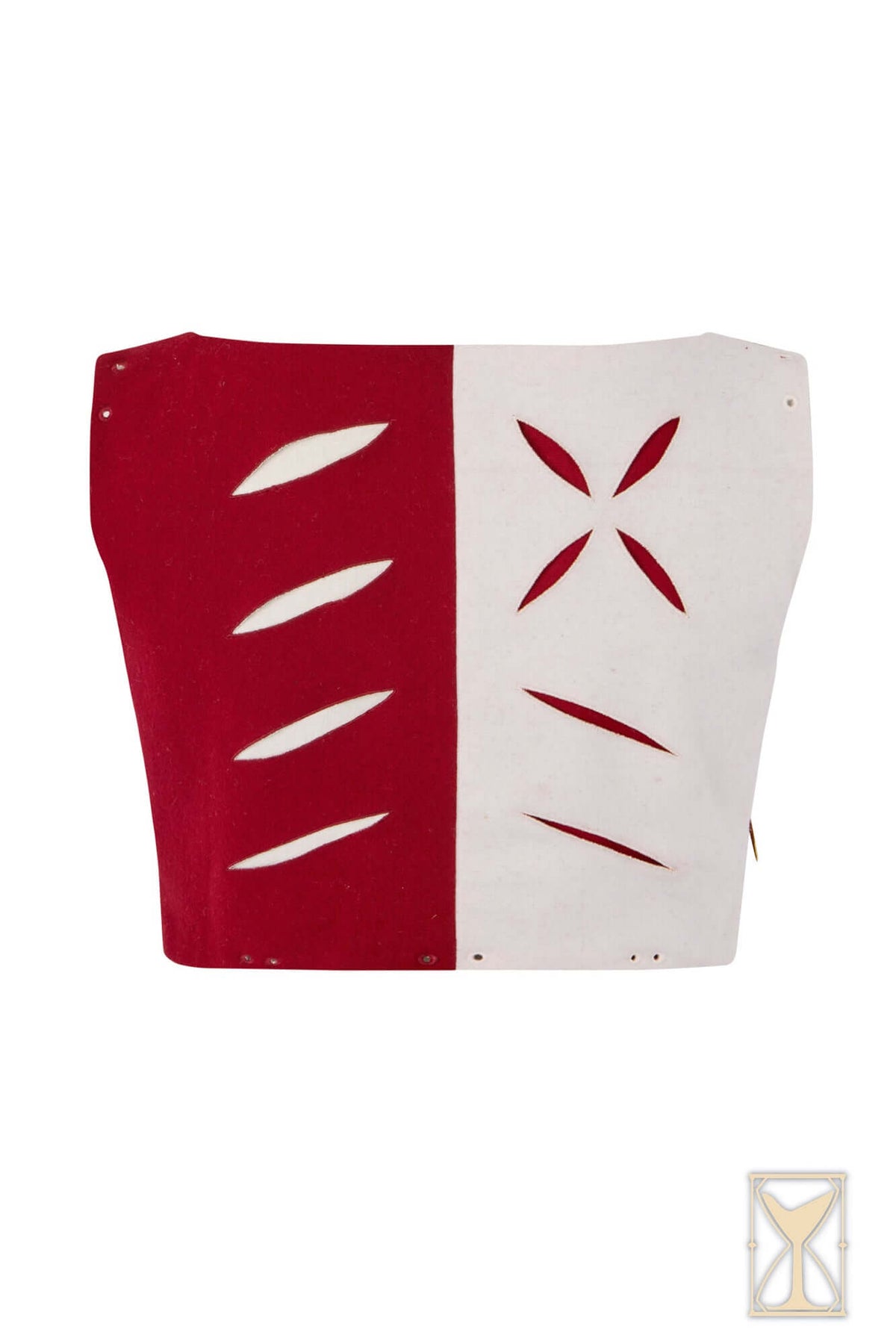 Doublet Landsknecht, wool blend, red and white