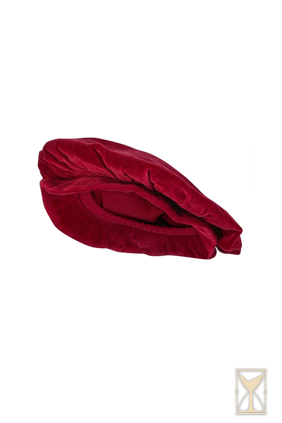 Beret Francisco, velvet, red