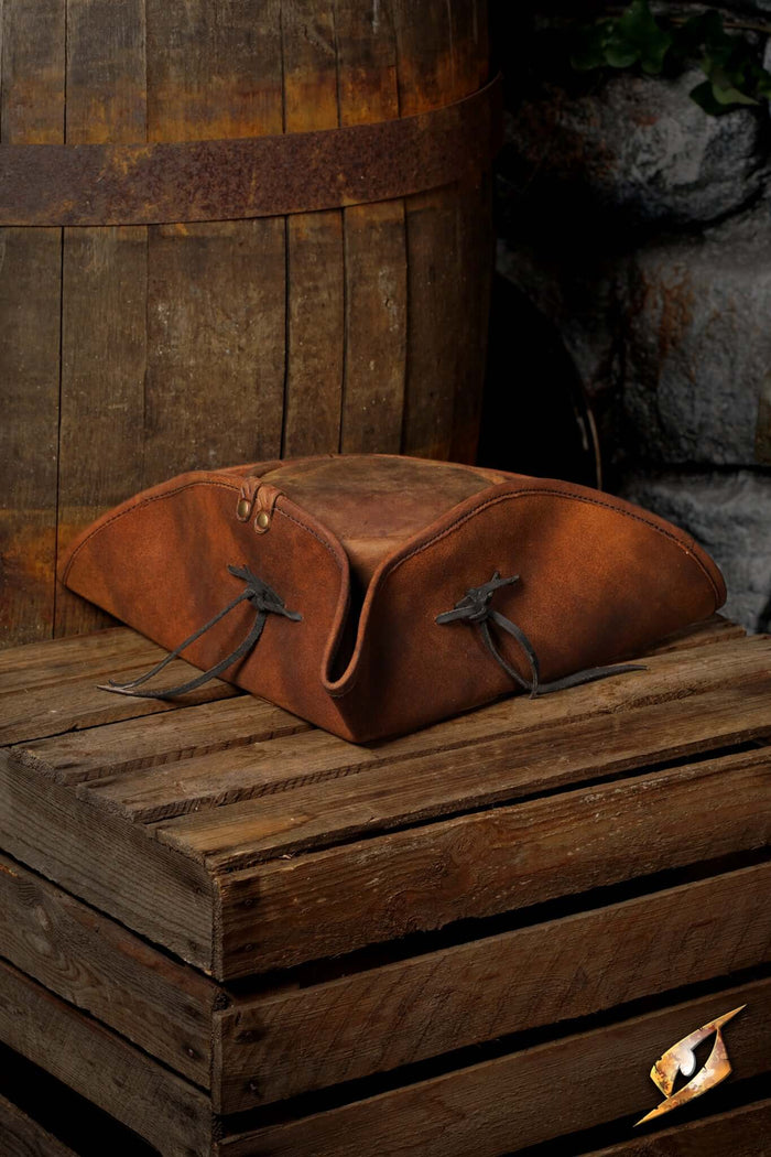 Tricorn Bartholomew, leer, bruin