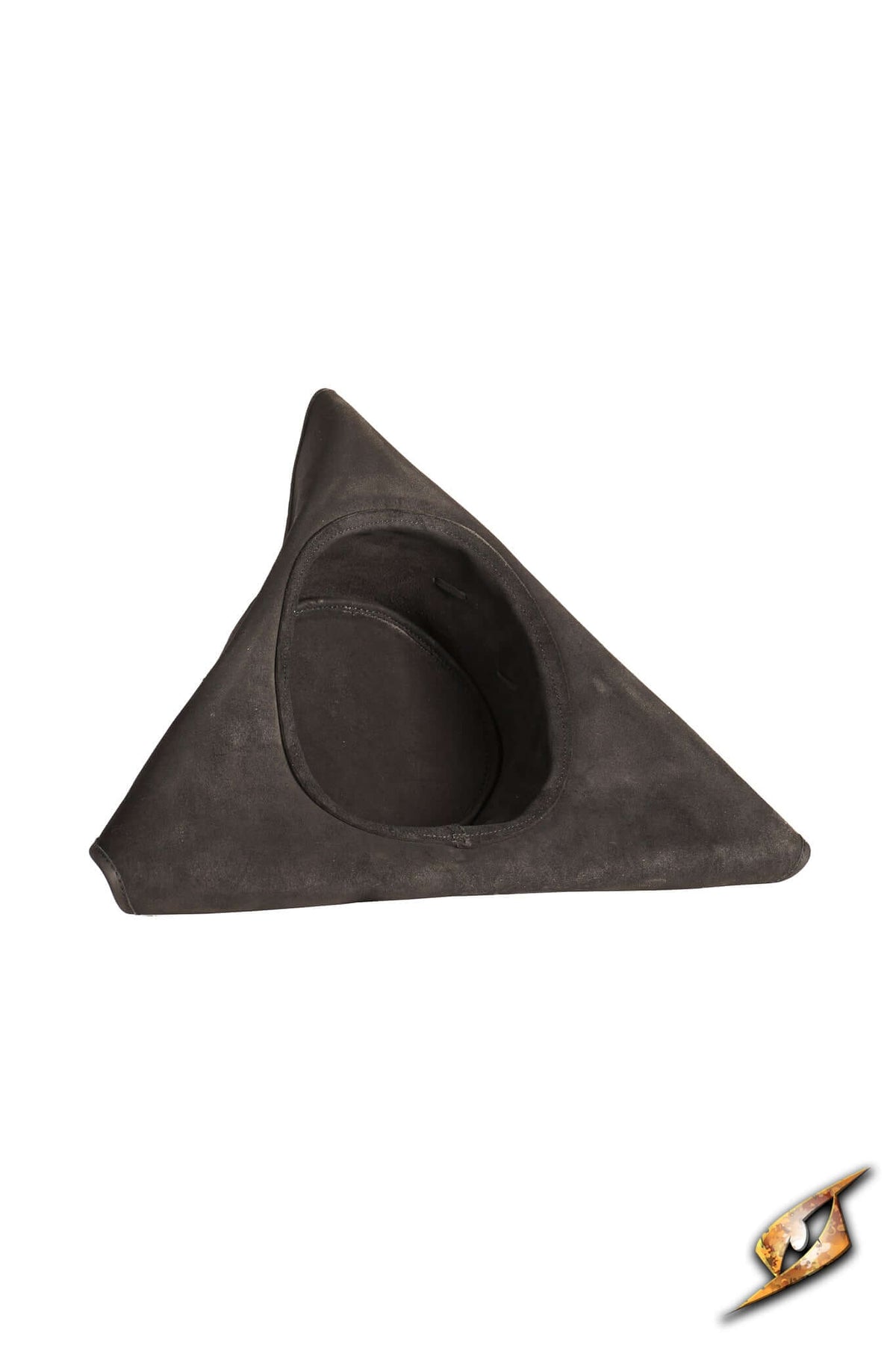 Tricorn Bartholomew, leer, zwart