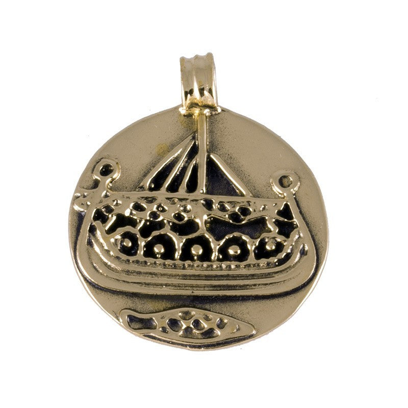 Coin pendant Haithabu, 9th century, bronze