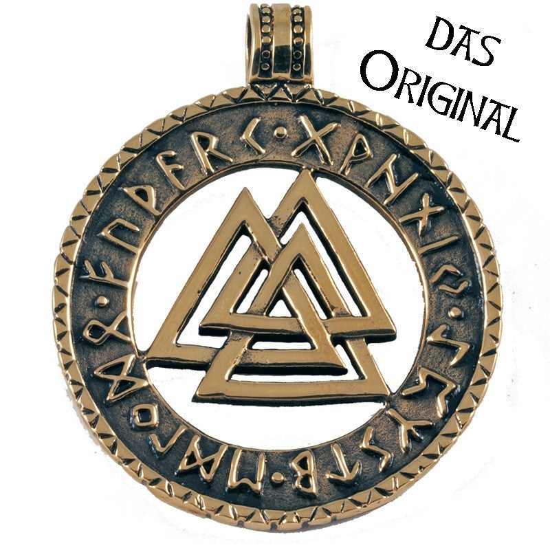 Wodansknotamulet bronze