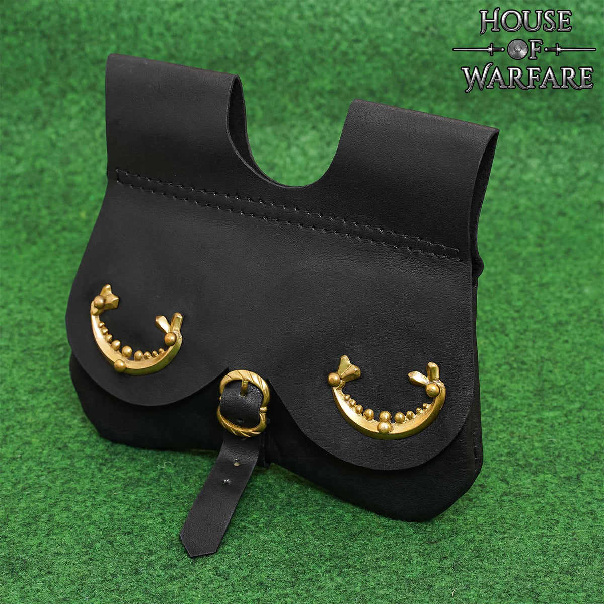 Medieval kidney purse with fittings